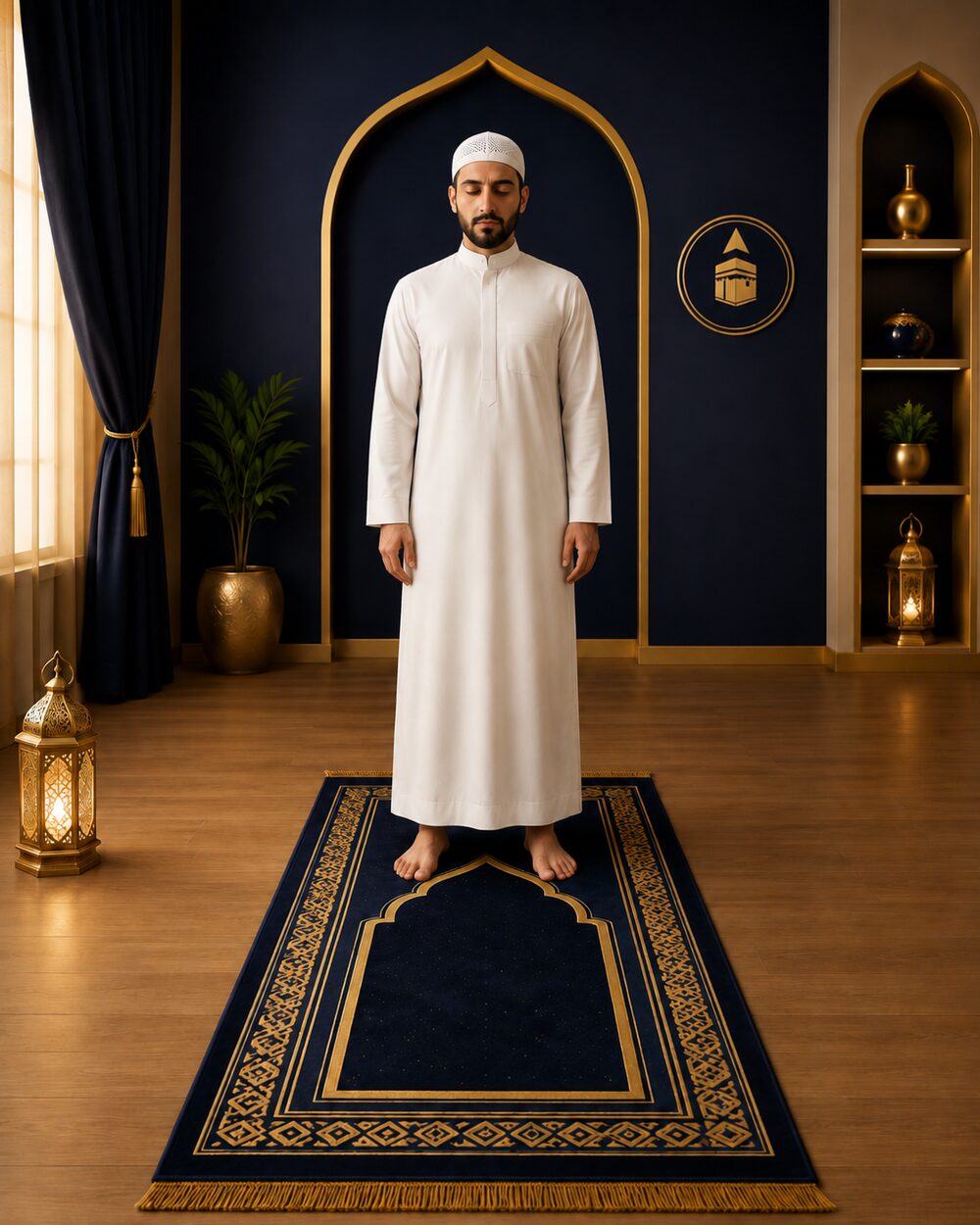 Prayer step 5: Rise and stand straight