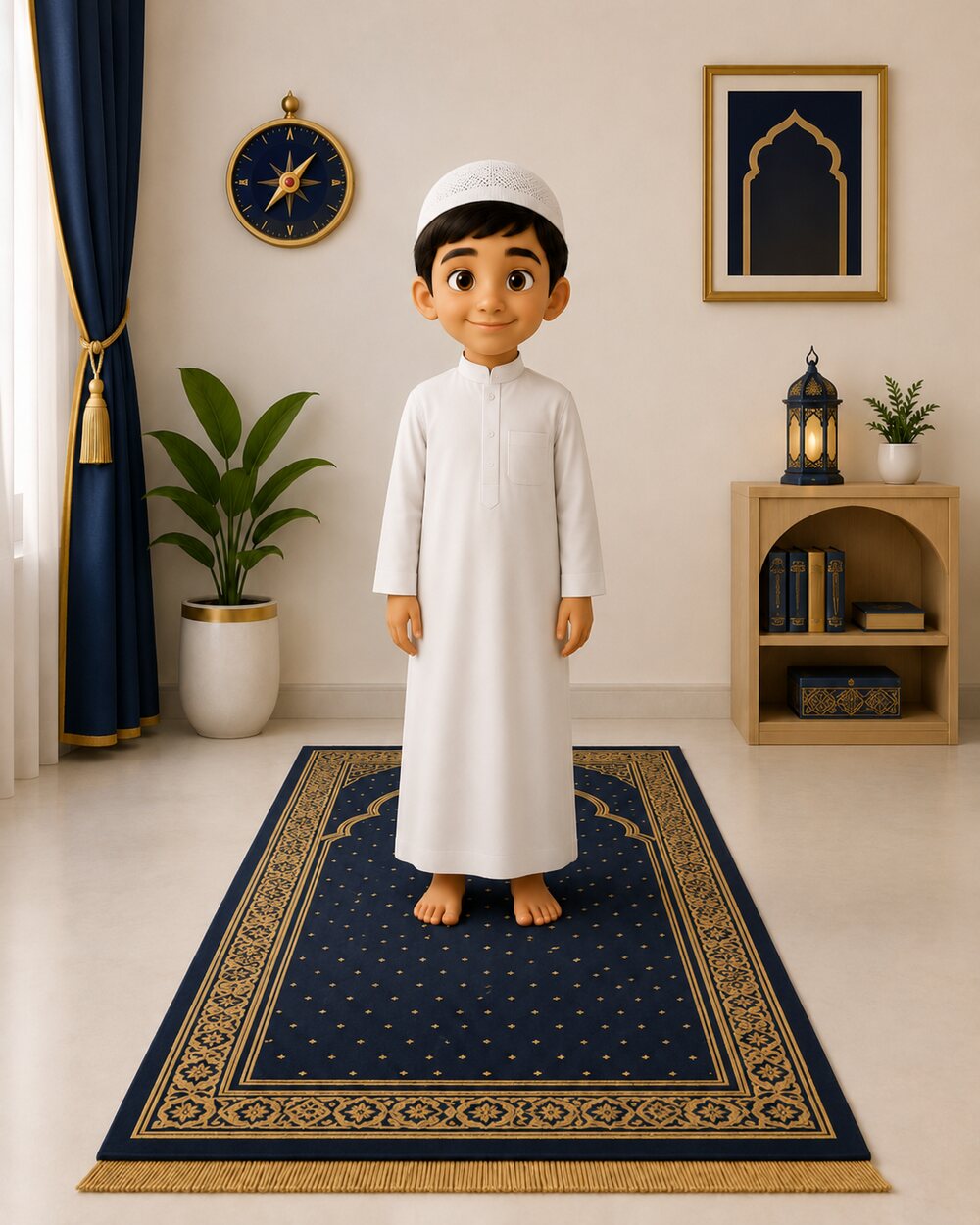 Prayer step 5: Rise and stand straight